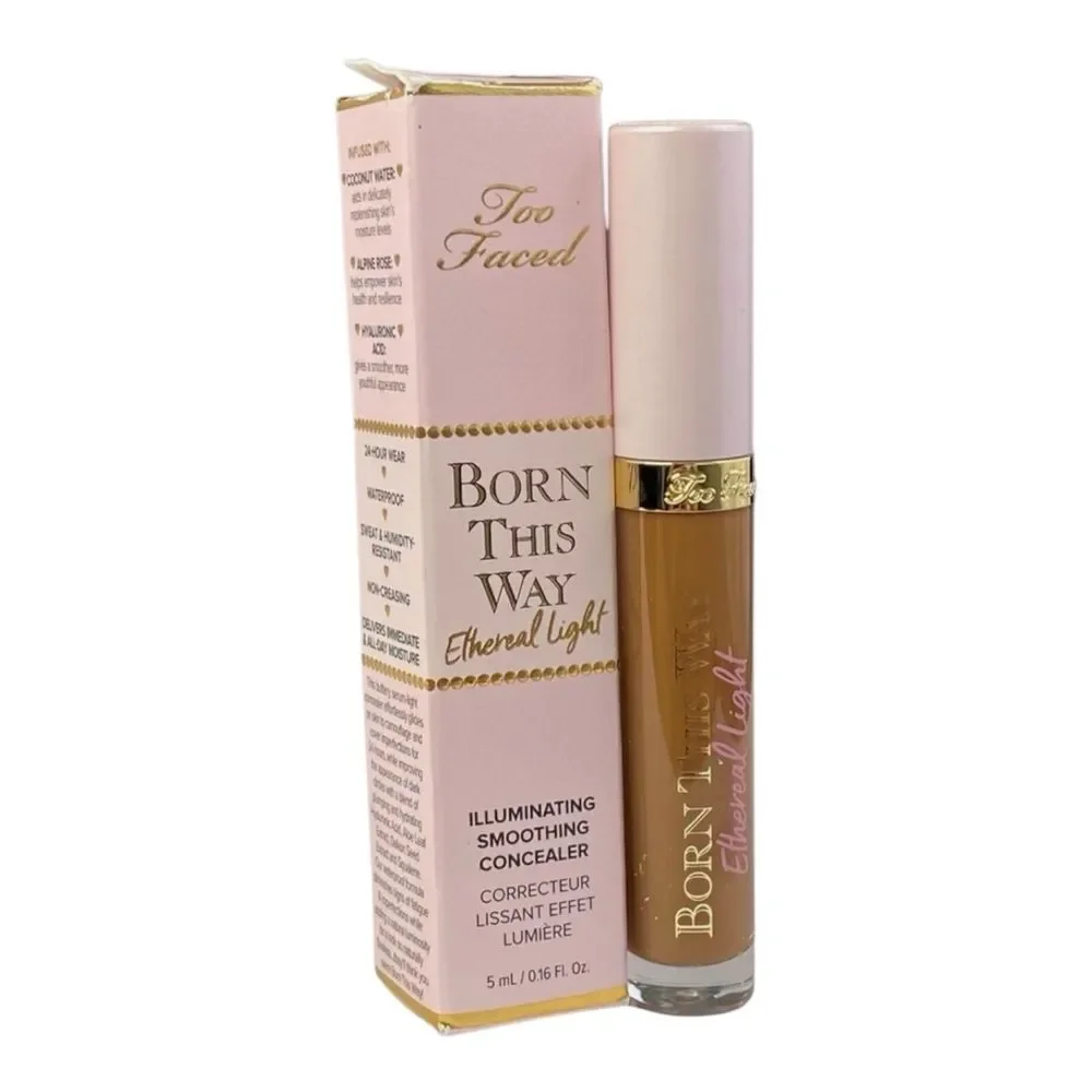 Too Faced Born This Way Ethereal Light Smoothing‎ Concealer Hot Cocoa NIB